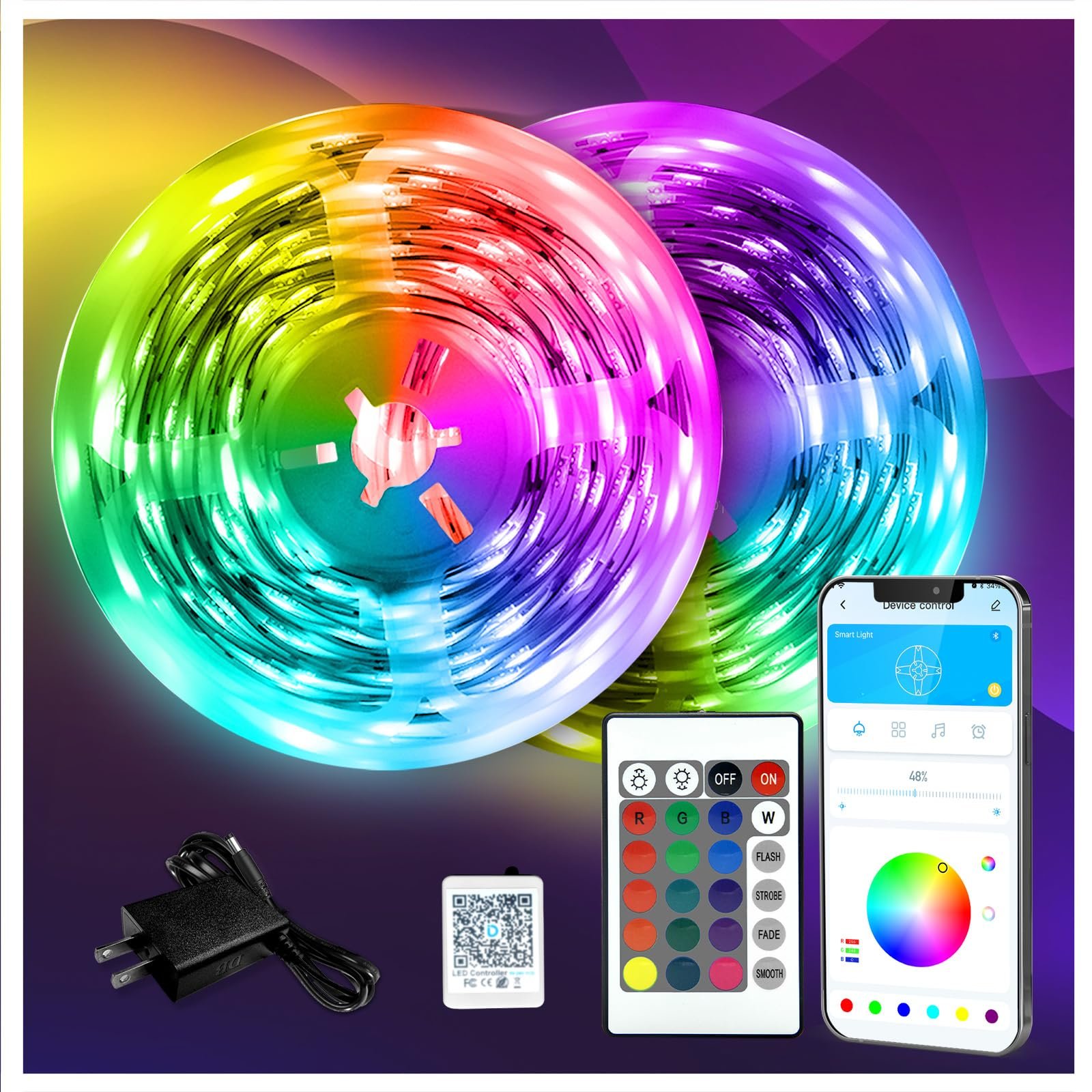 DAYBETTER LED Strip Lights 130ft