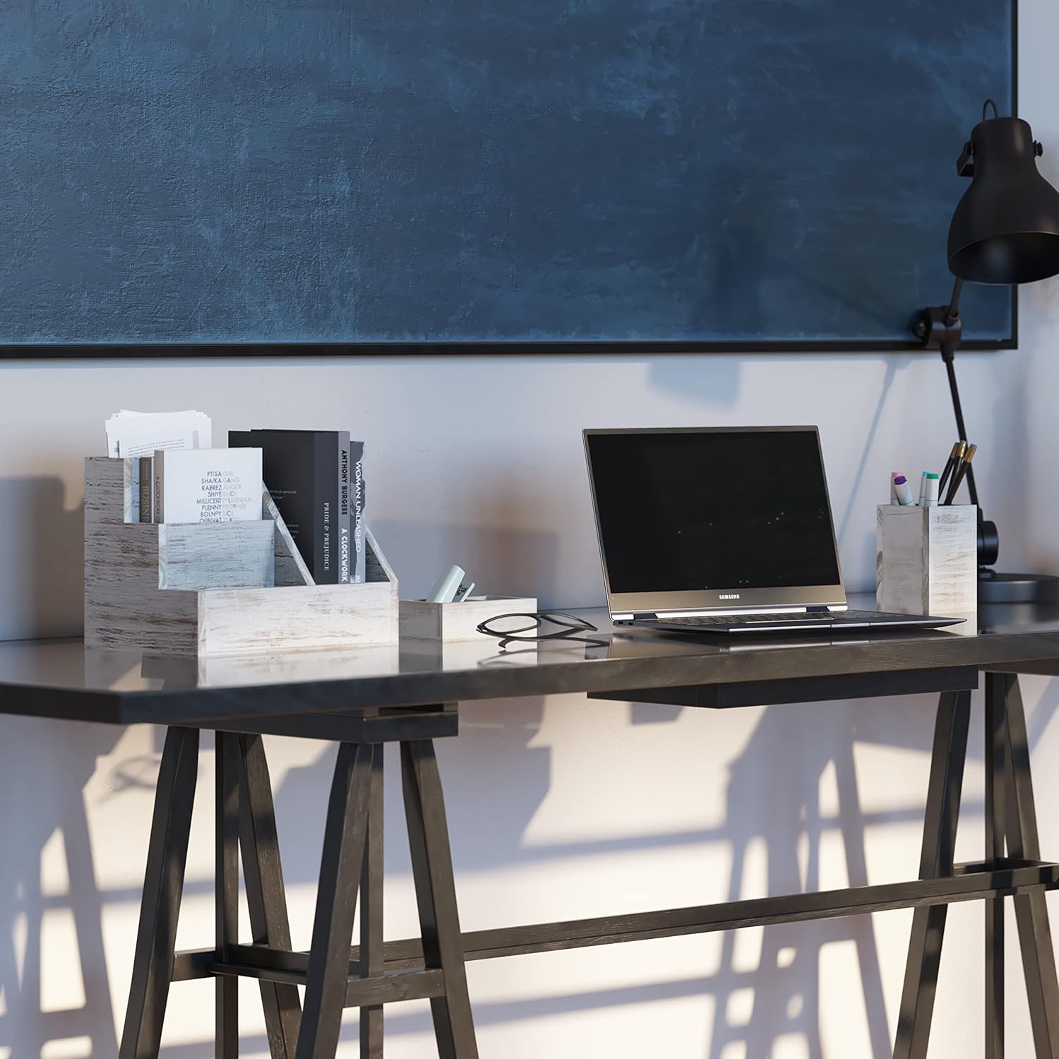 Organize in Style: 6 Rustic Desk Organizers That Make Your Workspace Feel Like a Farmhouse Study